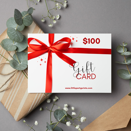 Little Party Prints Gift Card