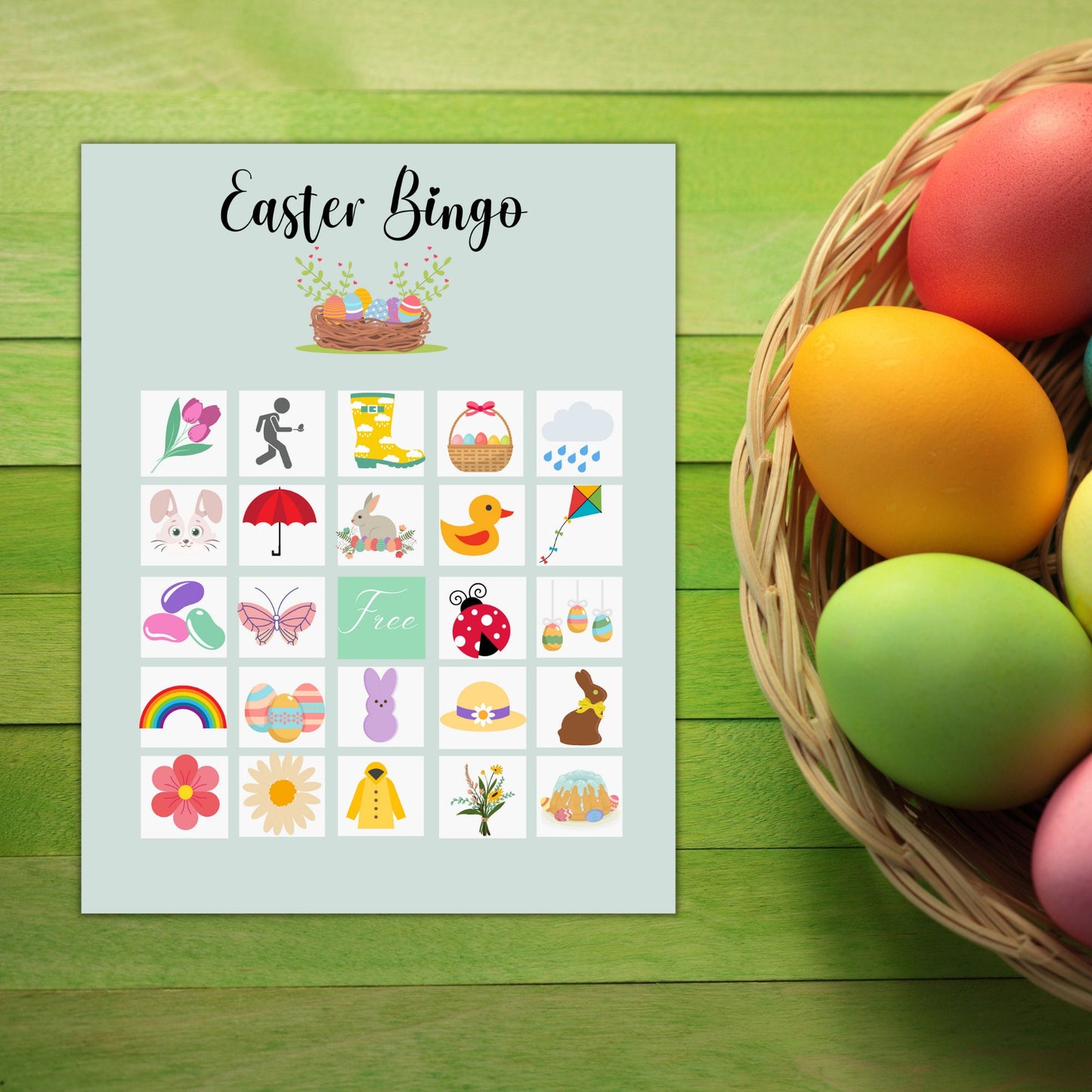 Easter Bingo, Easter Printable, Bingo Cards, Easter Game, Party Bingo, Bingo For Kids, Classroom Games, Instant Download