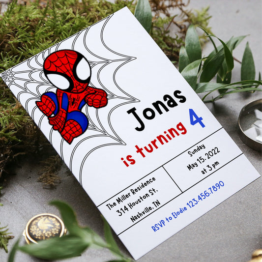 Editable Superhero Invitation, Baby Superhero Birthday Invitation, Kids Birthday Invitation Digital Download, Text Invite, Printable