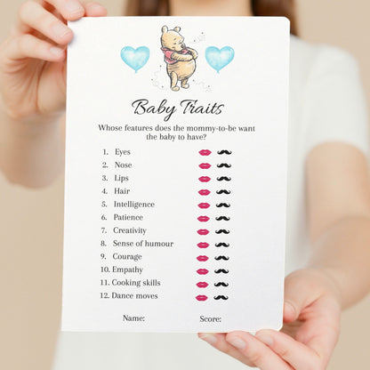 15+1 Winnie the Pooh Baby Shower Games, Winnie Boy Baby Shower Game Bundle PDF, Fun Baby Shower Games, Instant Download