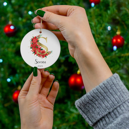 Personalized Christmas Ornament, Christmas Ornament 2023, Custom Christmas Gift, Custom Name Ornament, Name Ornament, Custom Christmas Gift