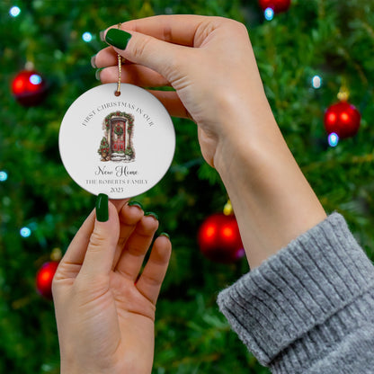 New Home Ornament 2023, First Christmas in our New Home 2023, Personalized Christmas Ornament, Custom New Home Gift, Our New Home Keepsake